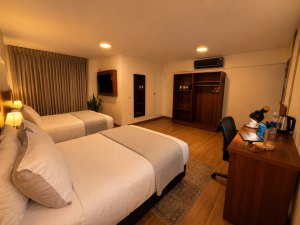 Habitación twin Casa Pukllay Miraflores